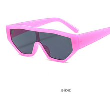 Load image into Gallery viewer, Fashionable And Diverse Retro Colorful One Piece Women Sunglasses Gradient Bright Eyewear
