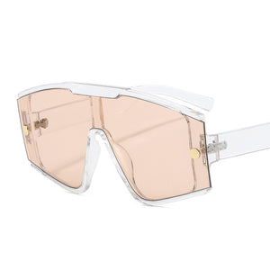 Large frame integrated sunglasses for men and women with UV400 UV protection