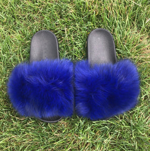 New Arrival Women Real Fur Slippers Luxury Quality Slides Ladies Plush Fluffy Candy Color Fur Flip Flops