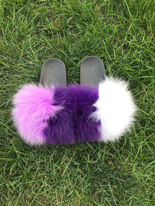 New Arrival Women Real Fur Slippers Luxury Quality Slides Ladies Plush Fluffy Candy Color Fur Flip Flops