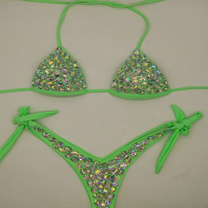 New Fashion Sexy Crystal Bra Bikini Body Jewels for Women Summer Swimwear Bikini Beach Swimsuit Party