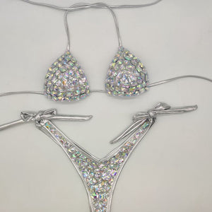 New Fashion Sexy Crystal Bra Bikini Body Jewels for Women Summer Swimwear Bikini Beach Swimsuit Party