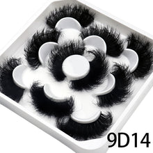 Load image into Gallery viewer, 5 Pairs 25mm 3D Mink Lashes Bulk Volume Fluffy Natural False Eyelashes Thick Dramatic Mink Eyelashes
