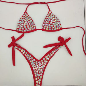 New Fashion Sexy Crystal Bra Bikini Body Jewels for Women Summer Swimwear Bikini Beach Swimsuit Party