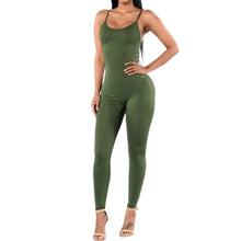 Load image into Gallery viewer, Summer Sleeveless Backless Romper Long Pant Playsuit High Elastic Casual Jumpsuit Women Bodycon Bodysuit Casual
