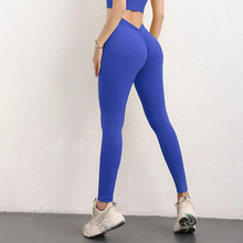 Load image into Gallery viewer, Women Seamless Solid Leggings Knitted High Waist Sports Leggings Fashion Hip Lifting Running Yoga Sport Gym Tights
