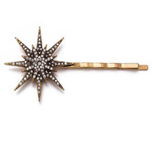 Load image into Gallery viewer, Luxury Elegant Shining Full Stars Silver Gold Hair Clips Ornament Headband Hairpin Fashion Accessories
