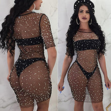 Load image into Gallery viewer, Bathing Suit Sequins Mesh Cover-Ups
