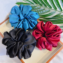 Load image into Gallery viewer, Satin Oversized Scrunchie Headband Rope Ponytail Holder Elastic Hairbands
