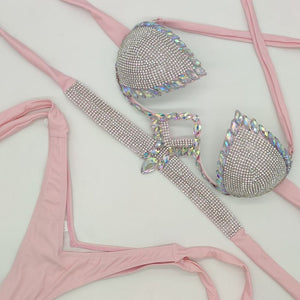 Crystal Stone Diamond Bikini Swimsuits