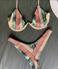 Load image into Gallery viewer, Brazilian Island Bandage Swimsuit Set
