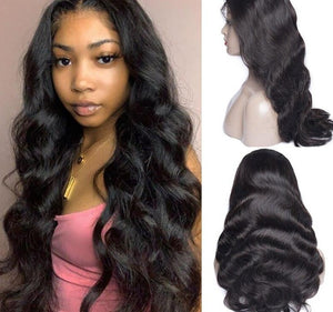 Brazilian Remy Hair Body Wave HD Lace Frontal Wig