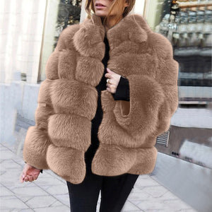 Faux fur women's Jacket Coat Sweater