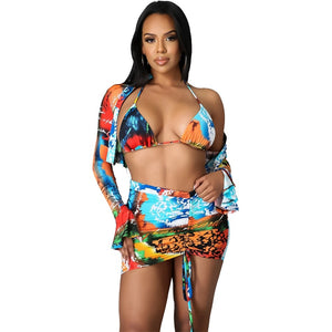 Hiphop IslandGirl Bikini Set