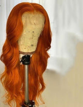 Load image into Gallery viewer, Peruvian Transparent Ombre or Natural Colored Human Hair Body Wave Lace Front Wig
