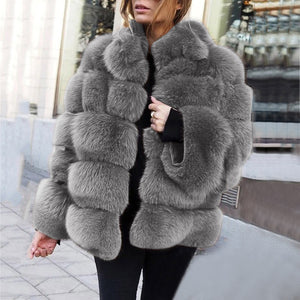 Faux fur women's Jacket Coat Sweater