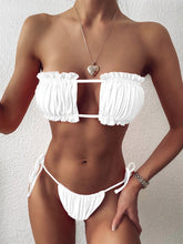 Load image into Gallery viewer, Pleated Bikini Push Up Swimsuit
