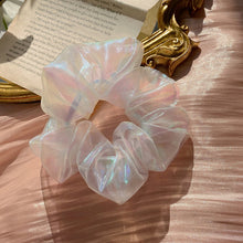 Load image into Gallery viewer, IslandGirl Shiny Mesh Scrunchies Rope Transparent Tulle Organza Hair Bands
