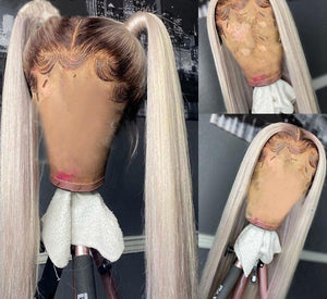 360 Brazilian Preplucked Ombre Lace Front Wig With Baby Hair