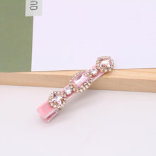 Load image into Gallery viewer, New Water Drop Flannel Rhinestone Hair Clips High Grade Boutique Crystal Hair Pins For Women
