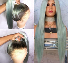 Load image into Gallery viewer, 360 Brazilian Preplucked Ombre Lace Front Wig With Baby Hair
