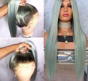 360 Brazilian Preplucked Ombre Lace Front Wig With Baby Hair