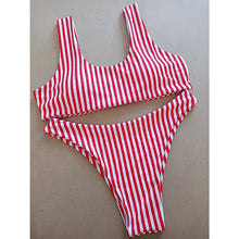 Load image into Gallery viewer, Striped Bikini Set Women Bathing Suit
