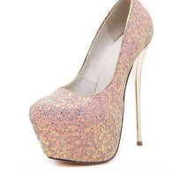 Load image into Gallery viewer, IslandGirl Glitter Ultra High Heels
