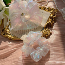 Load image into Gallery viewer, IslandGirl Shiny Mesh Scrunchies Rope Transparent Tulle Organza Hair Bands
