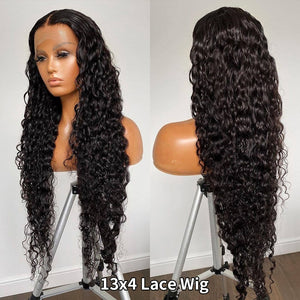 360 Lace Frontal Water Wave Deep Curly Virgin Brazilian Wig