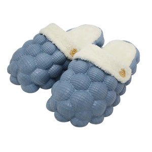 Bubble Slides Shoes Cotton Slippers Warm Shoes Men And Women Slippers