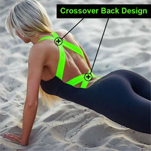 Load image into Gallery viewer, Workout Tracksuit One Piece Sport Clothing Backless Sport Suit Running Tight Dance Sportswear Gym Yoga Women Set
