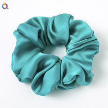 Load image into Gallery viewer, Satin Oversized Scrunchie Headband Rope Ponytail Holder Elastic Hairbands
