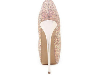 IslandGirl Glitter Ultra High Heels