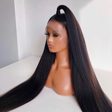 Load image into Gallery viewer, 360, 13x4, 4x4 Lace Front Virgin Human Hair Wigs 28 30 Inch Straight Glueless Frontal 180% Density
