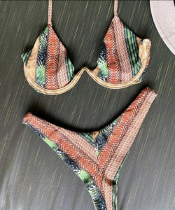 Brazilian Island Bandage Swimsuit Set