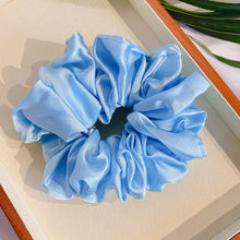 Load image into Gallery viewer, Satin Oversized Scrunchie Headband Rope Ponytail Holder Elastic Hairbands
