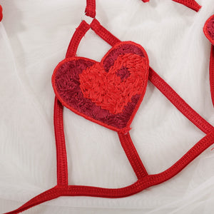 IslandGirl Love Me Hearts Lingerie Set