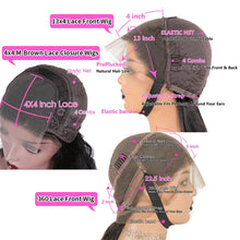 Load image into Gallery viewer, 360 Virgin Human Hair Straight Lace Front Wig
