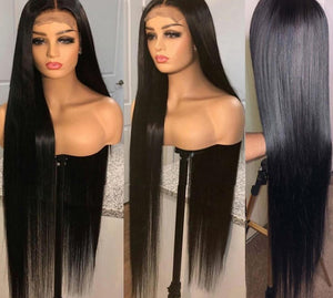 Brazilian Bone Straight Lace Front Long Wig