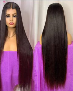 Brazilian Bone Straight Lace Front Long Wig