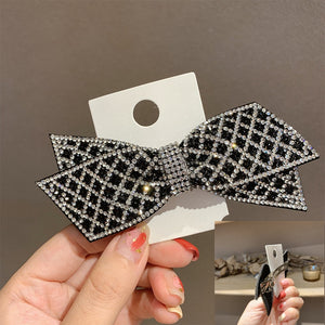 Barrette Rhinestone Crystal Pearl Big Hair Clip Hairpin Bow Knot Geometric Flower Head Accessories