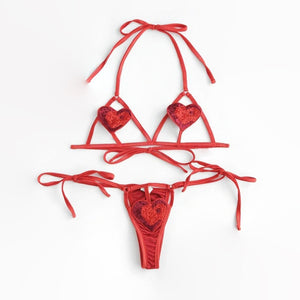 IslandGirl Love Me Hearts Lingerie Set