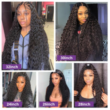 Load image into Gallery viewer, 13x6 Frontal Human Hair Wigs Deep Wave Brazilian 5x5 Lace Closure Wig Loose Water Wave Curly Human Hair Wigs
