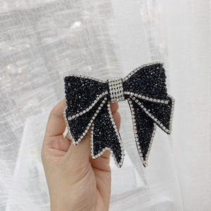 Barrette Rhinestone Crystal Pearl Big Hair Clip Hairpin Bow Knot Geometric Flower Head Accessories