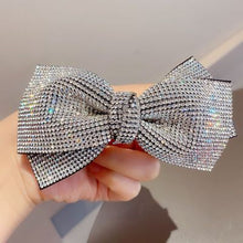 Load image into Gallery viewer, Barrette Rhinestone Crystal Pearl Big Hair Clip Hairpin Bow Knot Geometric Flower Head Accessories
