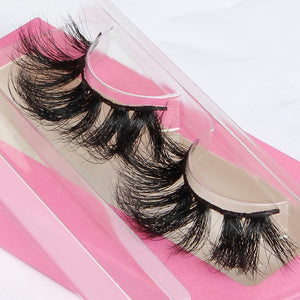 Soft Fluffy Natural Look Siberian Mink Eyelashes 3d 25 Mm