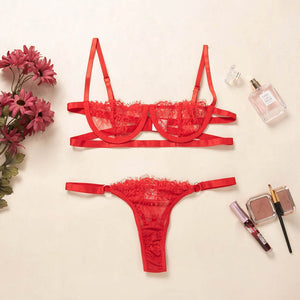 Erotic Lingerie Bra Set