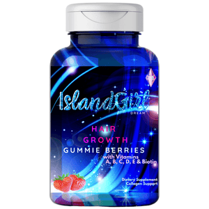 Gummie Straw-Berries Hair Growth Vitamins Gummies IslandGirl Dream 