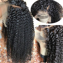 Load image into Gallery viewer, Kinky Curly Curls Full Lace Human Hair with Baby Hair Mongolian Kinky Lace Front Wigs
